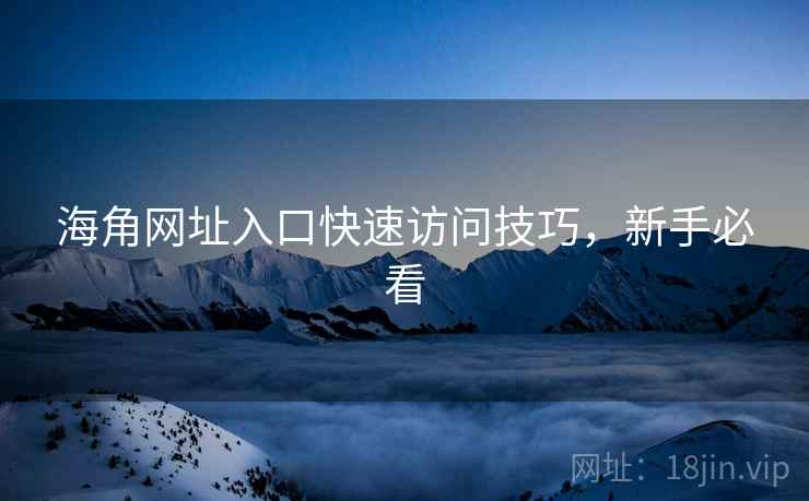 海角网址入口快速访问技巧，新手必看
