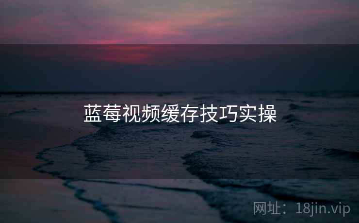 蓝莓视频缓存技巧实操